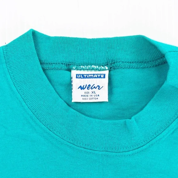 Vintage 90s Ultimate Sports Wear Blue Snoopy Florida Marlins Baseball Shirt Top - Picture 4 of 5